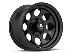 Mammoth 8 Matte Black Wheel; 15x8; -20mm Offset (87-95 Jeep Wrangler YJ)
