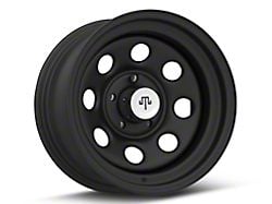 Mammoth 8 Steel Matte Black Wheel; 15x8; -19mm Offset (87-95 Jeep Wrangler YJ)