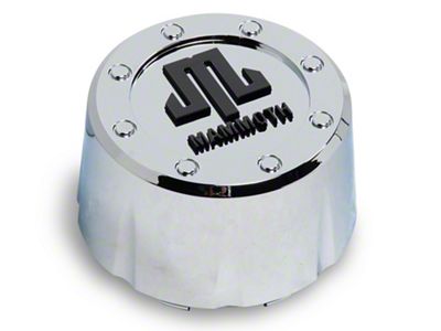 Mammoth Replacement Center Cap; Chrome (Fits Mammoth Branded Wheels Only)
