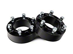 Mammoth 2-Inch Billet 6-Lug Wheel Spacers; Black (05-15 Tacoma Pre Runner; 05-15 4WD Tacoma; 16-23 Tacoma)