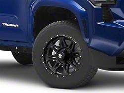 Mammoth Split 8 Beadlock Matte Black 6-Lug Wheel; 17x8.5; 25mm Offset (24-26 Tacoma)
