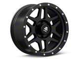 Mammoth Split 6 Beadlock Matte Black 6-Lug Wheel; 18x9; -6mm Offset (17-24 Titan)