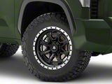 Mammoth Split 16 Beadlock Satin Black 6-Lug Wheel; 18x9; 12mm Offset (22-26 Tundra)