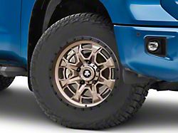 Mammoth Split 16 Beadlock Satin Bronze 5-Lug Wheel; 18x9; 12mm Offset (14-21 Tundra)