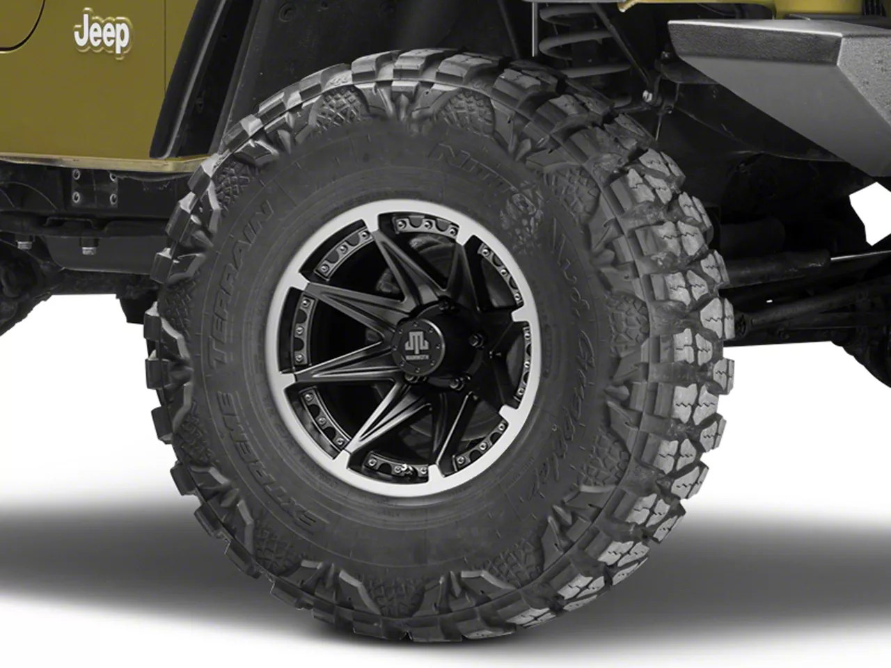 Mammoth Jeep Wrangler D-Window Simulated Beadlock Matte