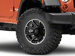 Mammoth Type 88 Black Wheel; 16x8; 0mm Offset (07-18 Jeep Wrangler JK)
