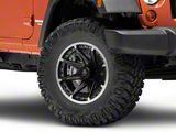 Mammoth Type 88 Black Wheel; 17x9; -6mm Offset (07-18 Jeep Wrangler JK)