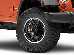 Mammoth Type 88 Black Wheel; 17x9; -6mm Offset (07-18 Jeep Wrangler JK)