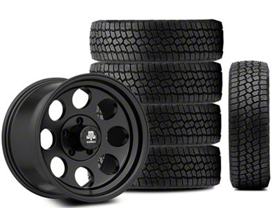 Mammoth 17x9 Mammoth D Window & 32in West Lake All-Terrain SL369 Tire Package; Set of 5 (18-26 Jeep Wrangler JL)