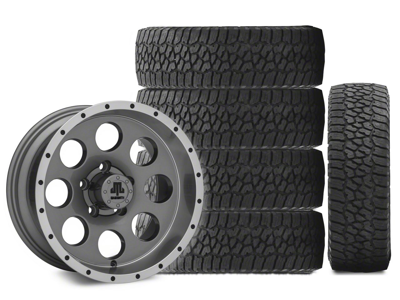 15x8 8 Beadlock Style Wheel and 33-Inch Falken Wildpeak A/T3W All