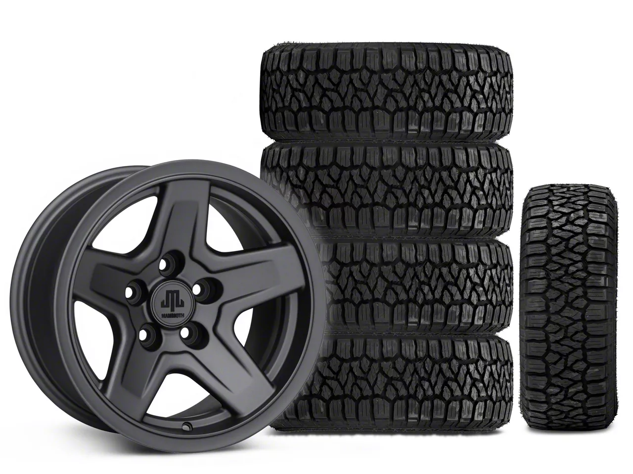 XD Jeep Wrangler Rockstar III Matte Black Wheel; 20x9; -12mm