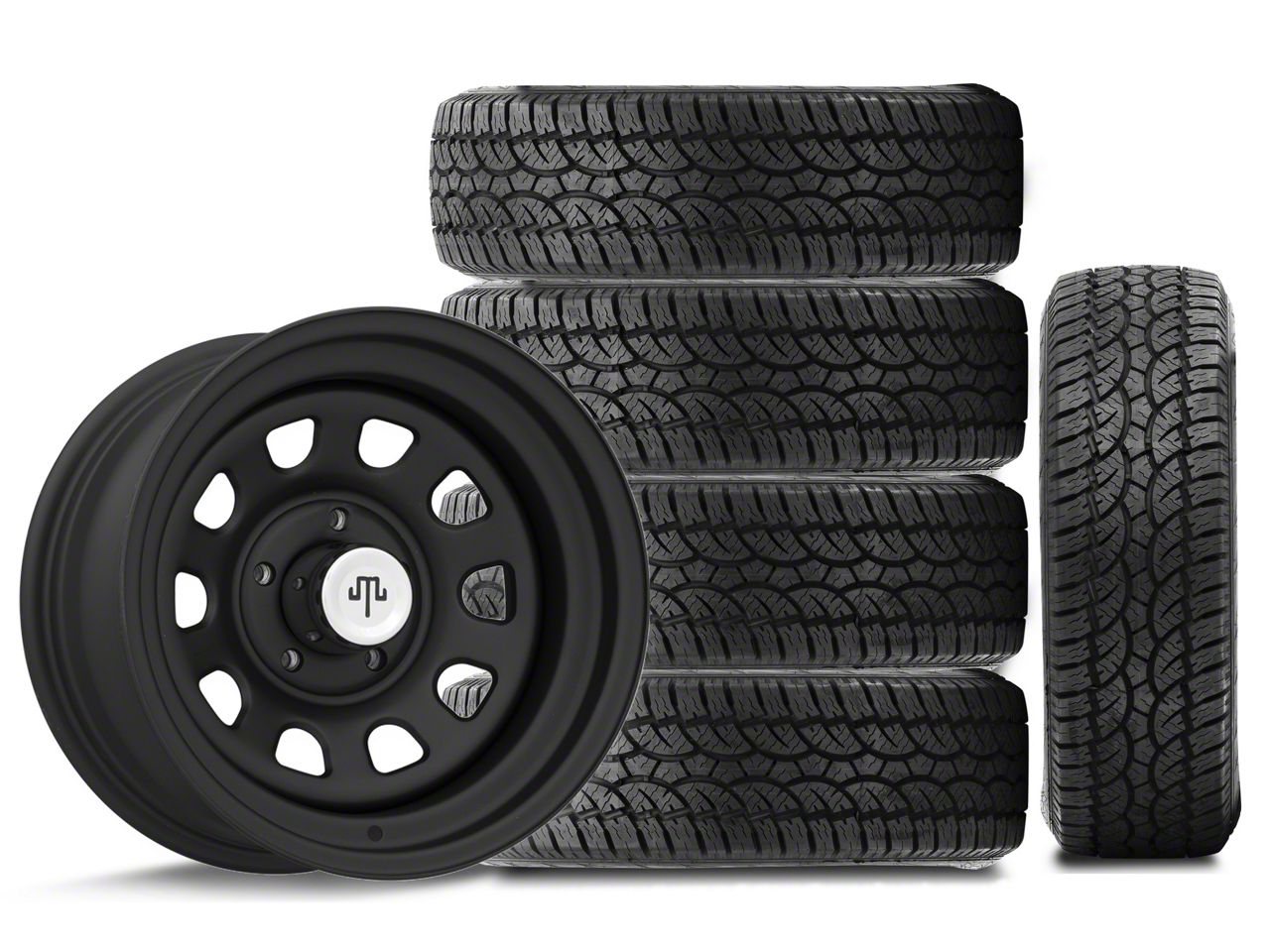 Vision Wheel Tundra Midway Satin Black 5-Lug Wheel; 20x9