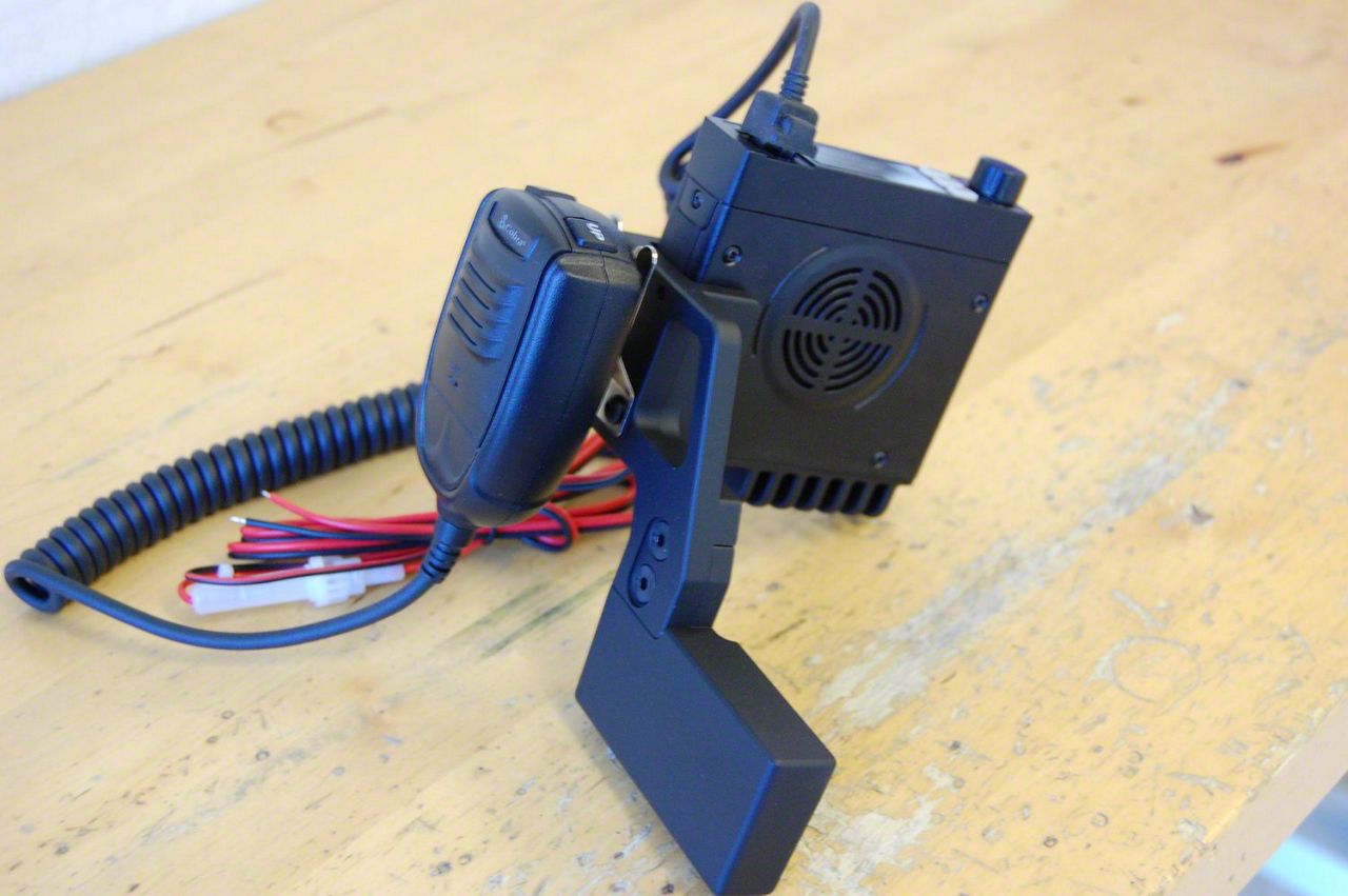 Mark Precision Design Jeep Wrangler CB Radio Mount for Cobra Mini 19