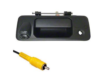 Master Tailgaters Tailgate Handle with Backup Reverse Camera; Black (16-23 Tacoma)