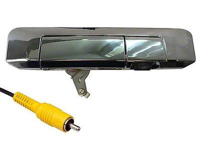 Master Tailgaters Tailgate Handle with Backup Reverse Camera; Chrome (05-14 Tacoma)