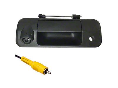 Master Tailgaters Tailgate Handle with Backup Reverse Camera; Black (07-13 Tundra)
