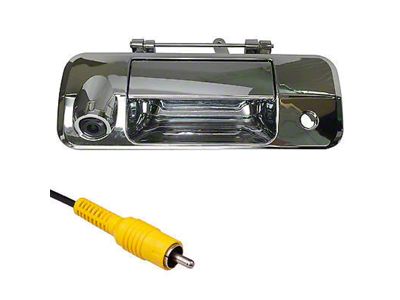 Master Tailgaters Tailgate Handle with Backup Reverse Camera; Chrome (07-13 Tundra)