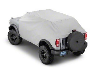 MasterTop Full Door Cab Cover; Gray Denim (21-25 Bronco 4-Door)