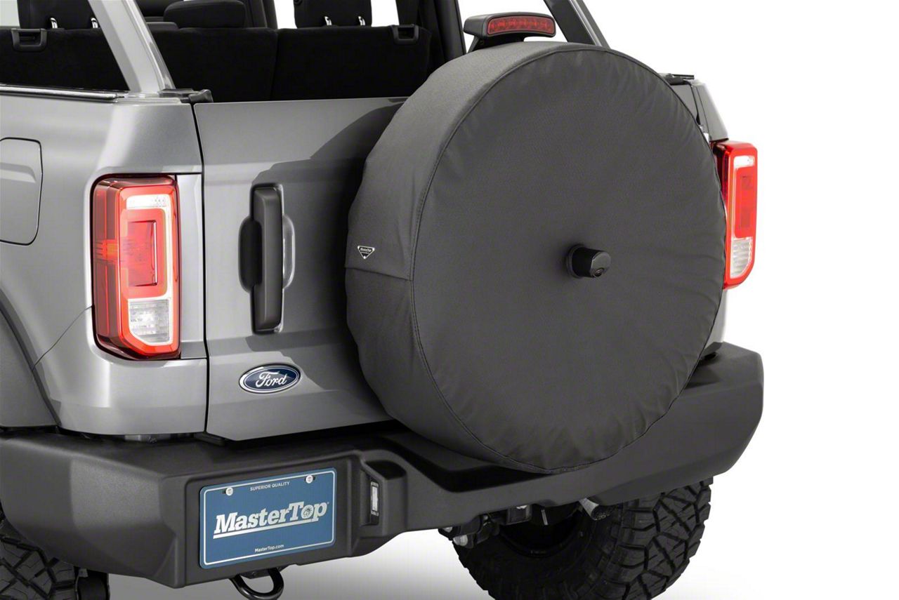 thumbnail image 2 of Movapex Spare Tire Cover For Ford Bronco – Soft Protector With Backup Camera Hole 2 of 6