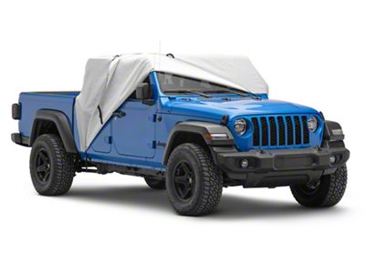 MasterTop Five Layer Weatherproof Full Door Cab Cover; Gray (20-25 Jeep Gladiator JT)