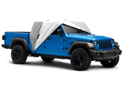 MasterTop Full Door Cab Cover; Gray Denim (20-25 Jeep Gladiator JT)