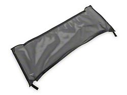 MasterTop Mesh Trail Screen Rear Window; Black (20-25 Jeep Gladiator JT w/ Factory Soft Top)
