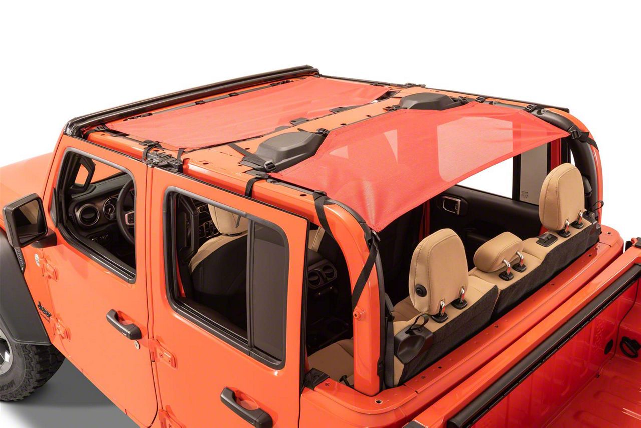 MasterTop Jeep Gladiator ShadeMaker Freedom Mesh Bimini Top