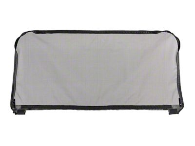 MasterTop 3-Piece Mesh Trail Screens; Black (10-18 Jeep Wrangler JK 4-Door w/ Factory or MasterTop Soft Top)