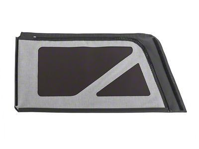 MasterTop Complete Replacement Soft Top Tinted Window Kit; Black Diamond Vinyl (07-09 Jeep Wrangler JK 2-Door w/ Factory Soft Top)