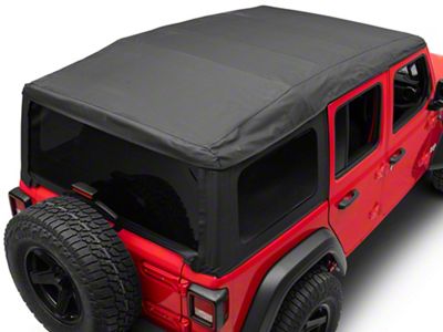 MasterTop Complete Soft Top; Black Diamond (18-25 Jeep Wrangler JL 4-Door)