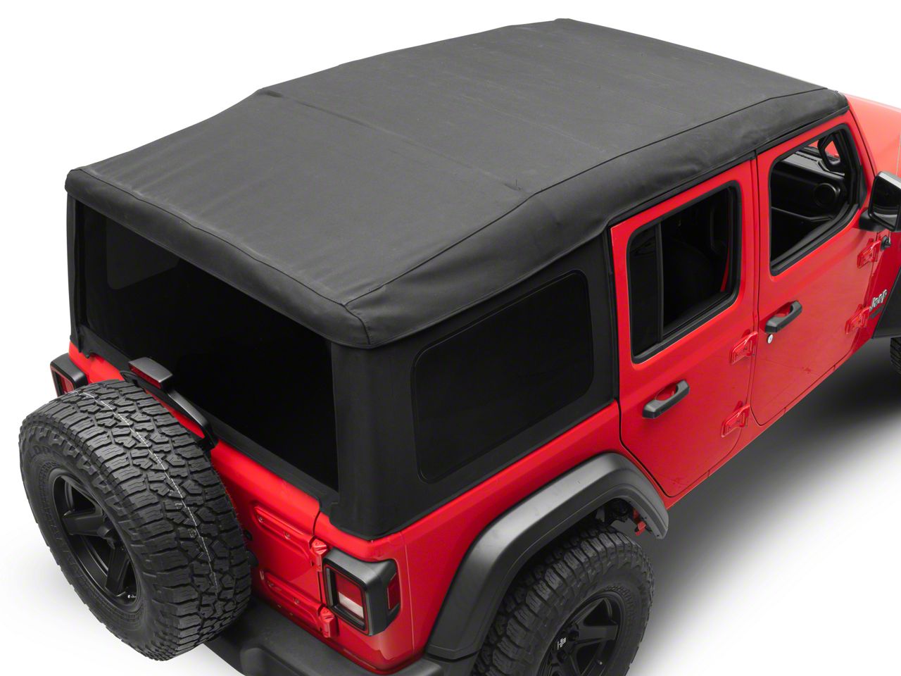MasterTop Jeep Wrangler Complete Soft Top; MasterTwill 15601624 (1825