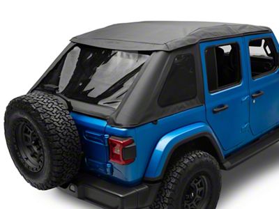 MasterTop Complete Soft Top with Tinted Windows; MasterTwill (07-18 Jeep Wrangler JK 2-Door)