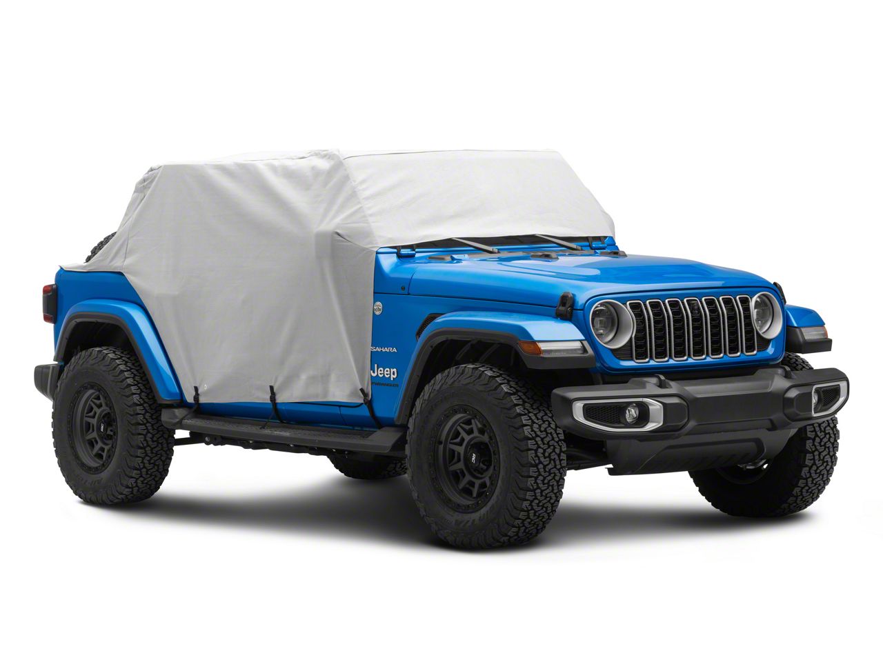 MasterTop Jeep Wrangler Five Layer Weatherproof Full Door Cab Cover for Top Removed Gray 11120609 18 24 Jeep Wrangler JL 4 Door Free Shipping