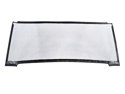 MasterTop Mesh Trail Screens; Black (18-25 Jeep Wrangler JL 4-Door w/ Factory Soft Top)