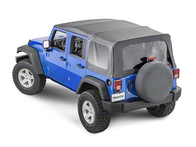 MasterTop Replacement Top with Tinted Windows; Black Diamond (10-18 Jeep Wrangler JK 4-Door)