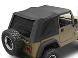 MasterTop SkyMaster Fastback Complete Soft Top; Black Diamond (97-06 Jeep Wrangler TJ, Excluding Unlimited)