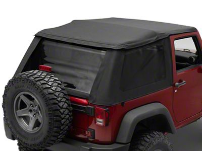 MasterTop SkyMaster Fastback Complete Soft Top; MasterTwill (07-18 Jeep Wrangler JK 2-Door)