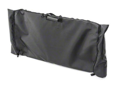 MasterTop Soft Top Rear Window Storage Bag; Black Diamond (18-25 Jeep Wrangler JL)