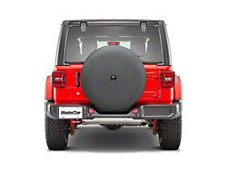 MasterTop Spare Tire Cover for 285/70R17; Black (18-25 Jeep Wrangler JL)