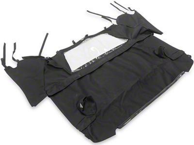 MasterTop Wind Stopper Plus and Tonneau Cover Ultimate Combo; MasterTwill (18-25 Jeep Wrangler JL 4-Door w/ Soft Top)