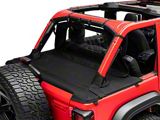 MasterTop Wind Stopper and Tonneau Cover Combo; MasterTwill (18-25 Jeep Wrangler JL 4-Door w/ Soft Top)