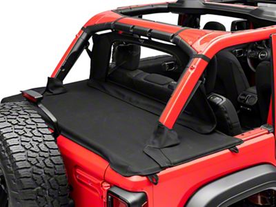 MasterTop Wind Stopper and Tonneau Cover Combo; MasterTwill (18-25 Jeep Wrangler JL 4-Door w/ Hard Top)