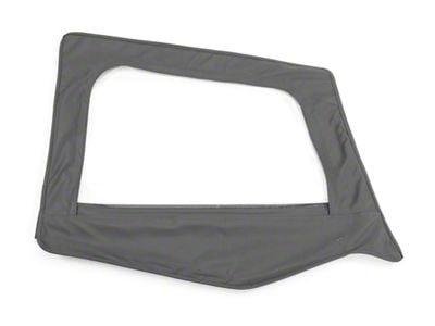 MasterTop Replacement Door Skin; Black Diamond; Passenger Side (87-95 Jeep Wrangler YJ)