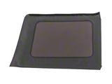 MasterTop Replacement Quarter Window; Black Diamond; Driver Side (07-18 Jeep Wrangler JK 4-Door w/ MasterTop Soft Top; 11-18 Jeep Wrangler JK 4-Door w/ Factory Mopar Soft Top)