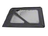 MasterTop Replacement Quarter Window; Tinted; Black Diamond; Passenger Side (07-18 Jeep Wrangler JK 2-Door w/ MasterTop Soft Top; 11-18 Jeep Wrangler JK 2-Door w/ Factory Mopar Soft Top)