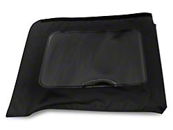 MasterTop Replacement Quarter Window; Black Diamond; Passenger Side (07-18 Jeep Wrangler JK 4-Door)