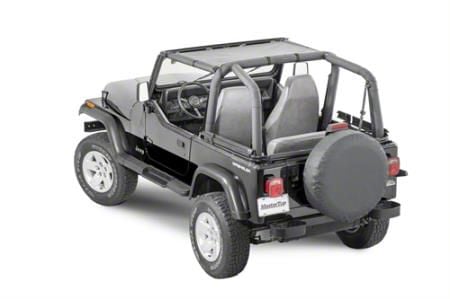 MasterTop Jeep Wrangler ShadeMaker Mesh Bimini Top - Black