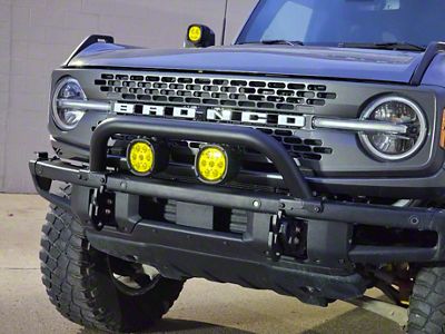 Maximus-3 Classic Bumper Hoop; Textured Black (21-26 Bronco w/ Modular Front Bumper)