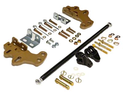Maximus-3 Flat Towing Kit with Blue Ox Adapters; 392 Gold (20-26 Jeep Gladiator JT)