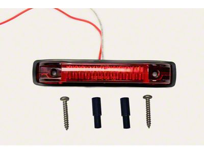 Maximus-3 LED Marker Light; Red (Universal; Some Adaptation May Be Required)